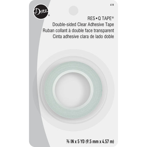 3/8" Res-Q-Tape, Double-Sided Adhesive Tape - Clear 5 yd
