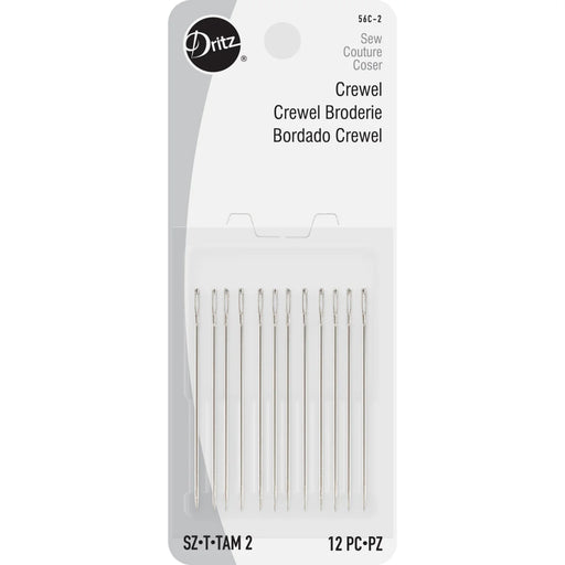 Crewel Hand Needles - Size 2 / 12pc