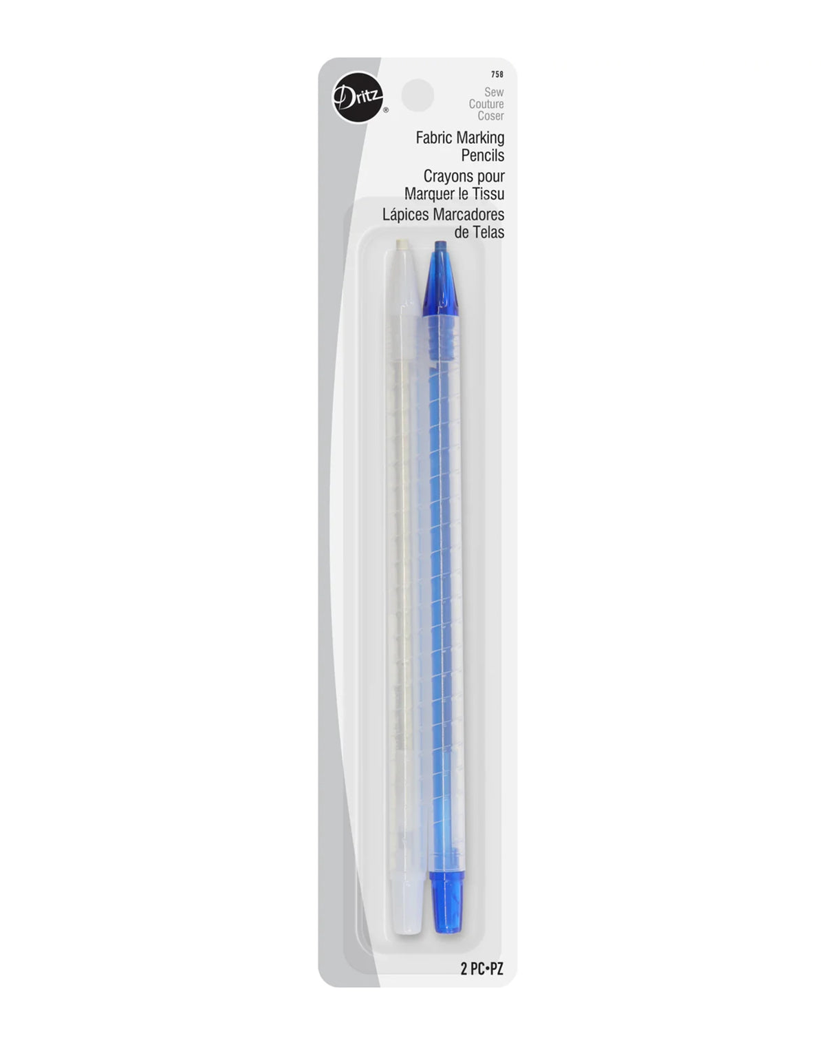 Information related to zippers, thread, and sewing.