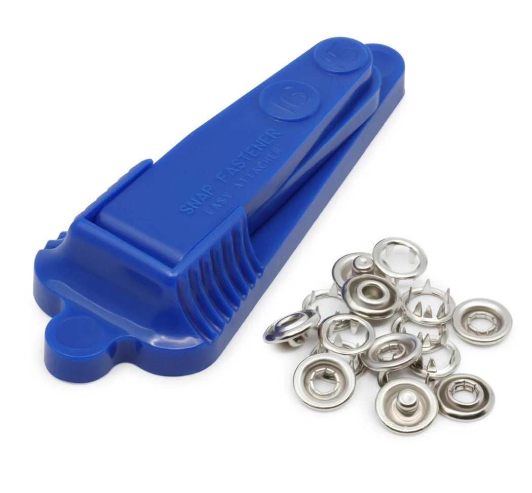 "EASY ATTACHER" KIT FOR SNAP FASTENERS For Sewing_ZIPPERANDTHREAD Zipper and Thread