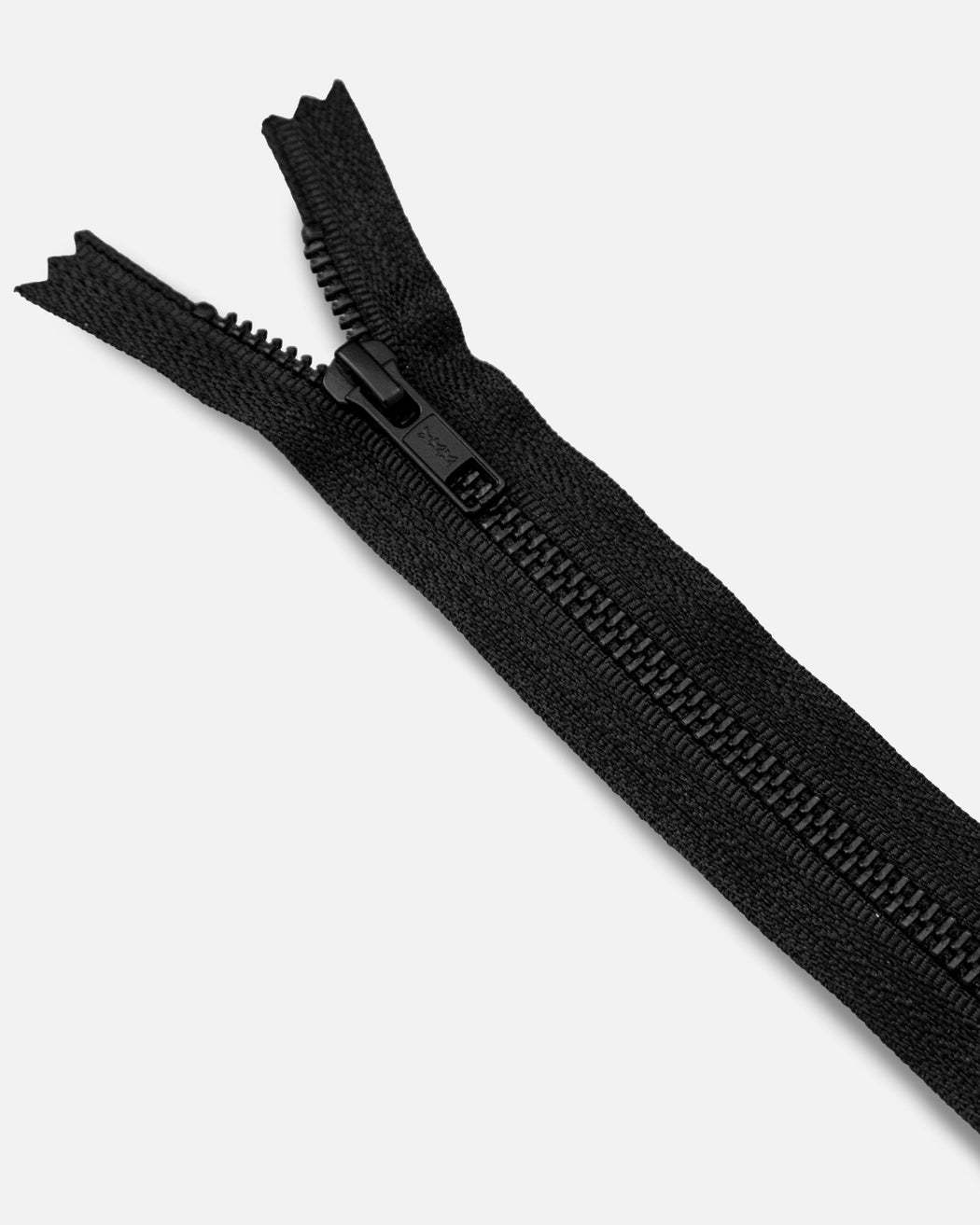Information related to zippers, thread, and sewing.