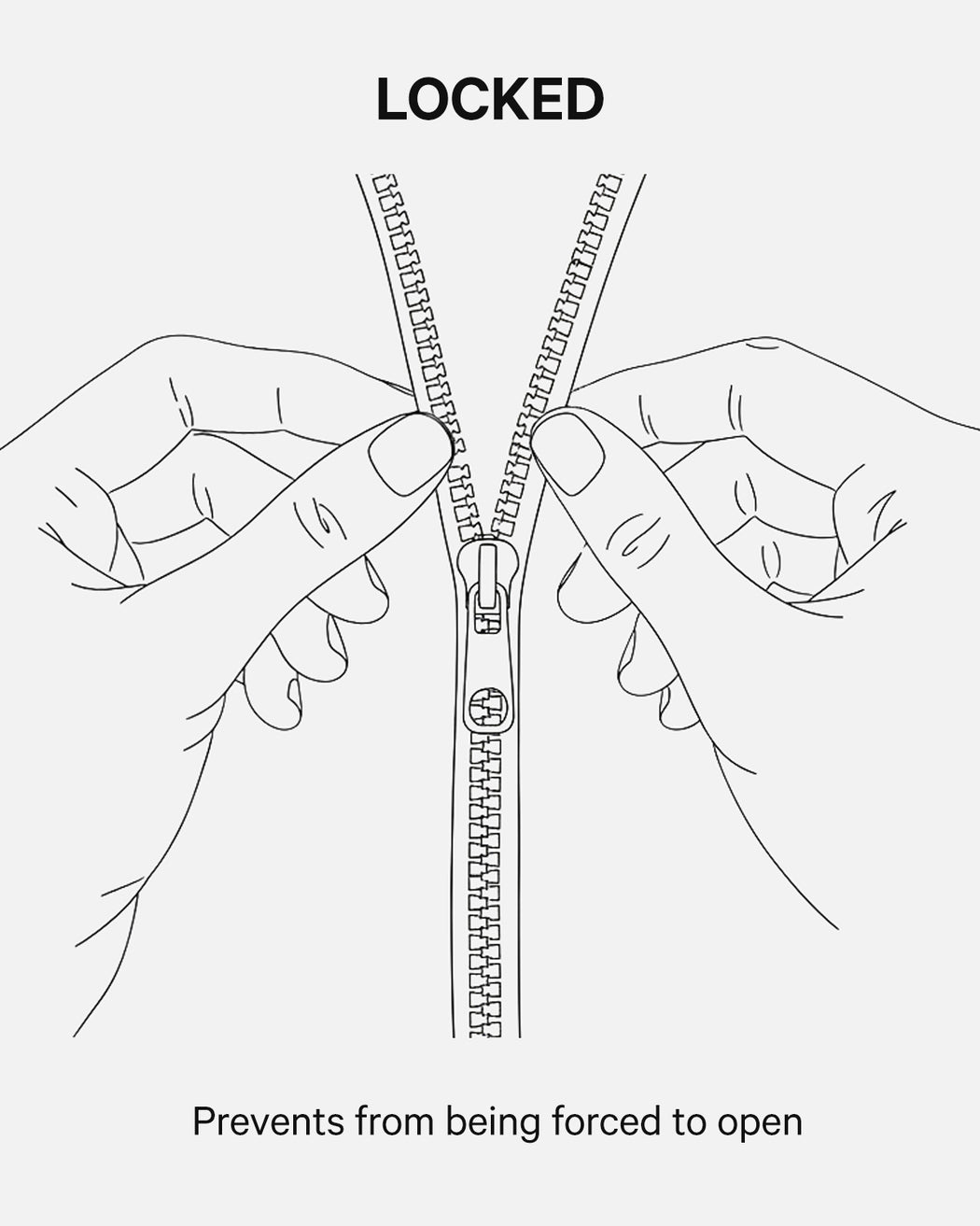 Information related to zippers, thread, and sewing.