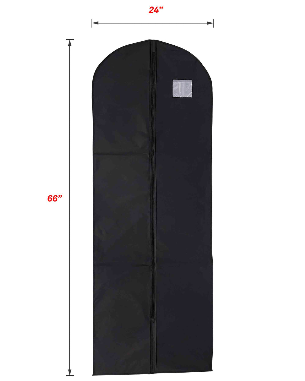 Vinyl Garment Bag 24" x 66" - CUSTOM PRINT - 100 pcs / box