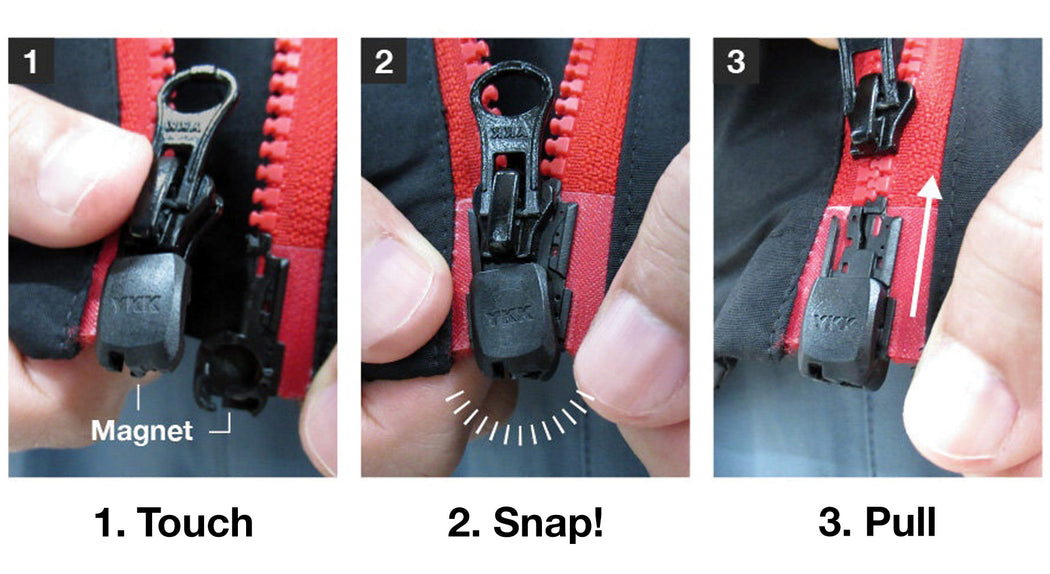 #5 Mold Magnetic Separating Zipper (4" - 36")