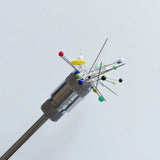 Information related to zippers, thread, and sewing.