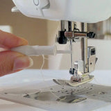 Information related to zippers, thread, and sewing.