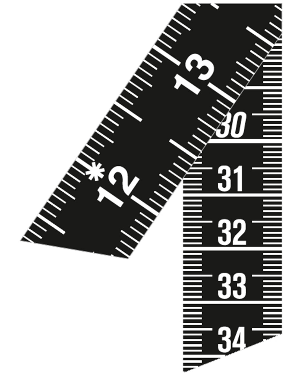 Nero Black Sewing Tape Measure | 60-Inch / 150cm