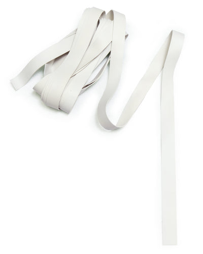 White Rubber Elastic (Size 1/4" ~ 1" | by Yard)