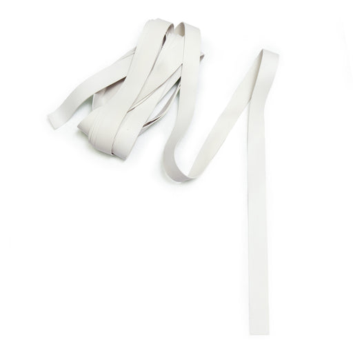 White Rubber Elastic (Size 1/4" ~ 1" | by Yard)