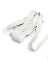 White Rubber Elastic (Size 1/4" ~ 1" | by Yard)