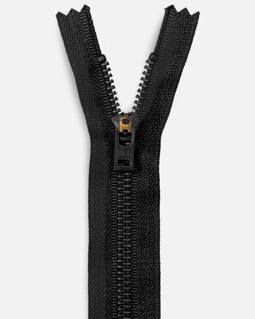 #4.5 Closed Black Oxidized Zipper w/ Semi-Auto Lock (3" - 9")