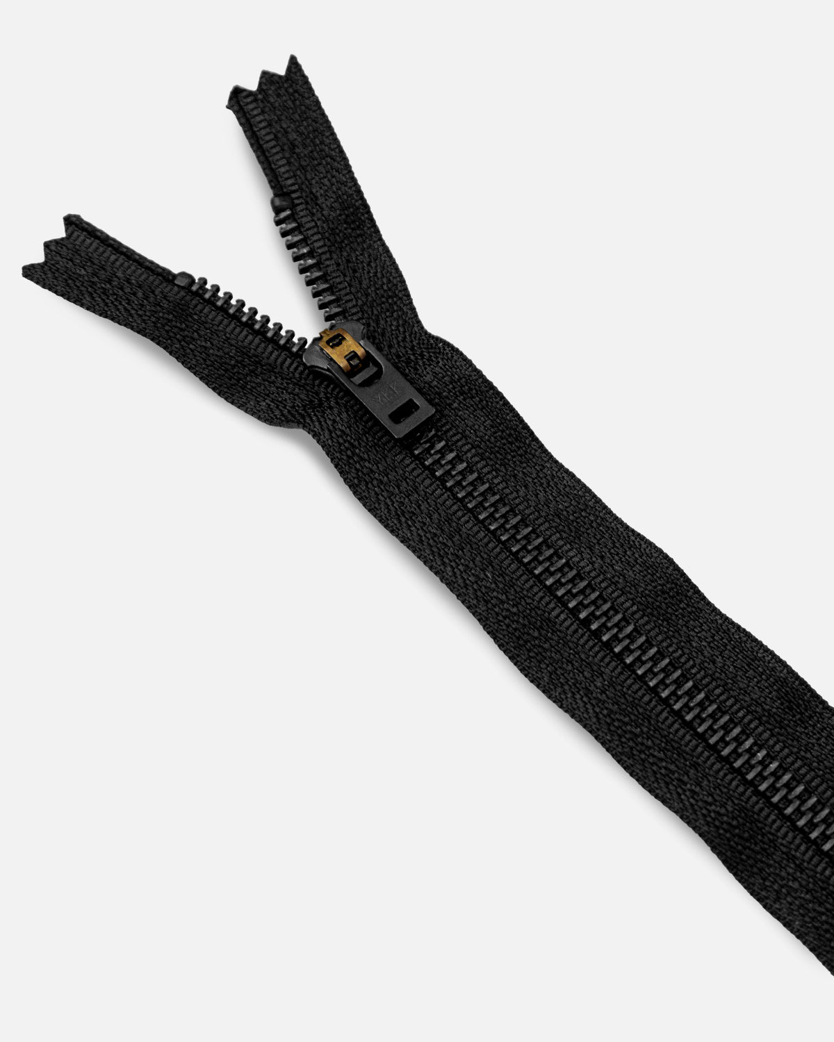 おジッパー YKK #5 Closed Black Oxidized Zipper w/ Semi-Auto Lock (3