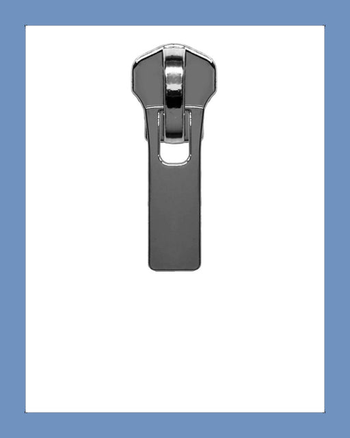 #5 Slider P0381 Gunmetal - Zipper and Thread