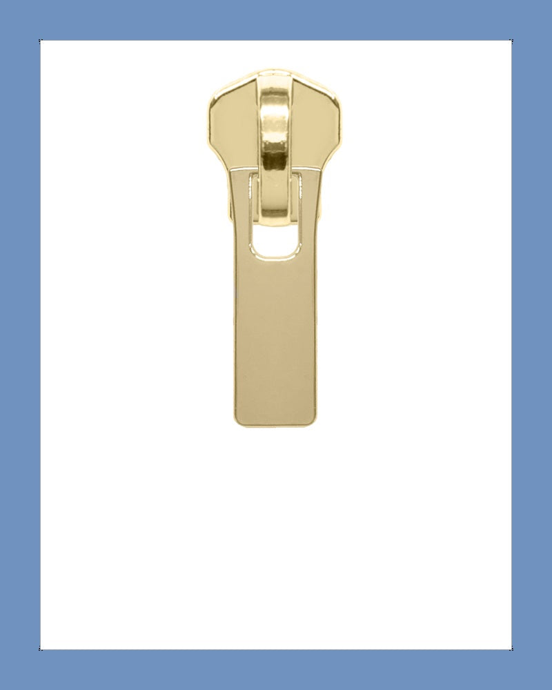 #5 Slider P0381 G. Brass - Zipper and Thread