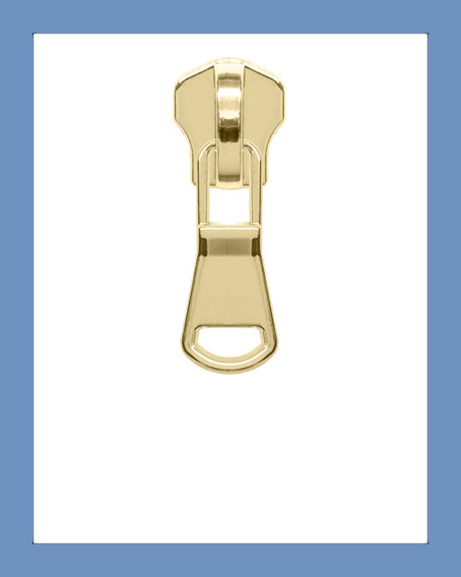 #5 Slider RG01 G. Brass - Zipper and Thread