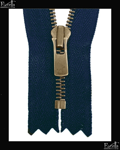 #2 Closed / Antique-Brass (7"~34") - Zipper and Thread