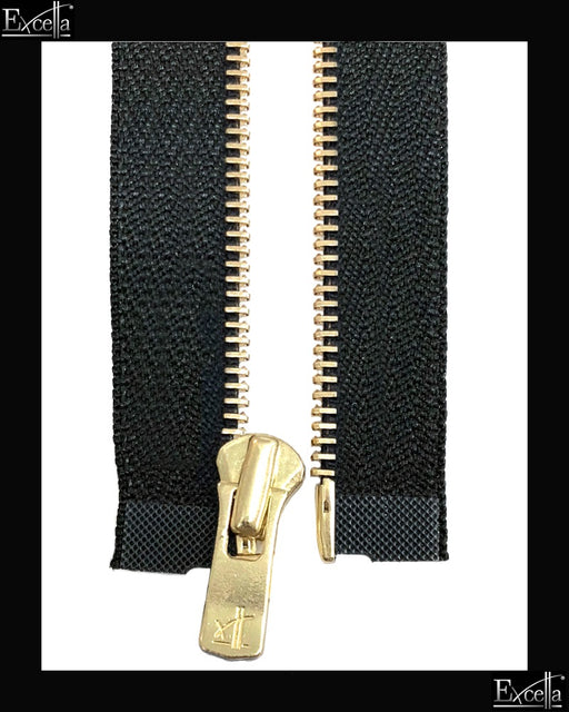 #2 Separating / Golden-Brass (4"~36") - Zipper and Thread