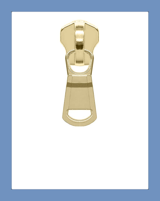 #5 Slider P0389 G. Brass - Zipper and Thread