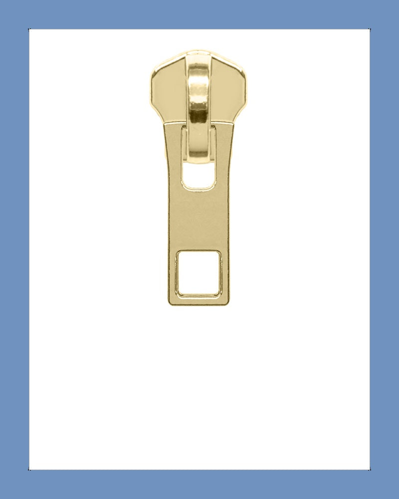 #5 Slider P0384 G. Brass - Zipper and Thread