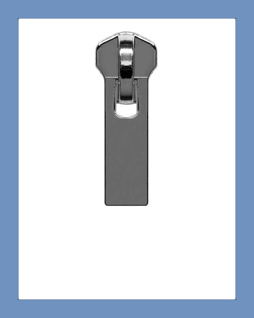 #5 Slider P0382 Gunmetal - Zipper and Thread