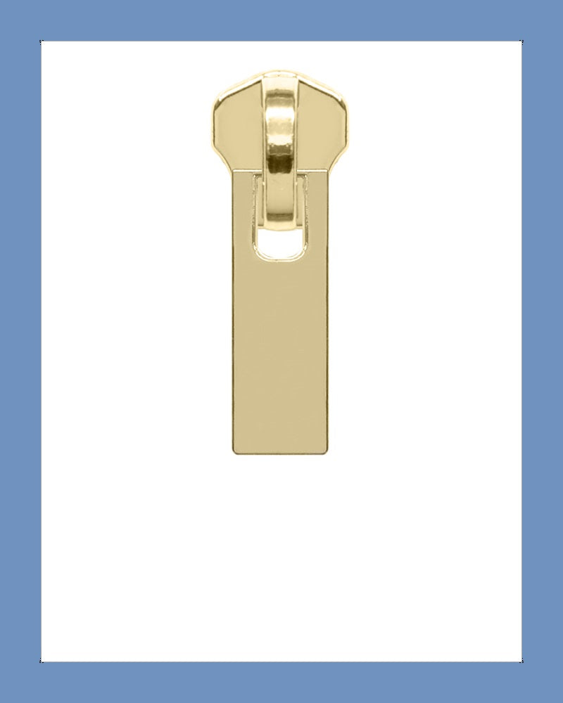 #5 Slider P0382 G. Brass - Zipper and Thread