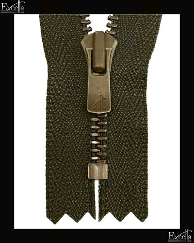 #3 Closed / Antique-Brass (7"~34") - Zipper and Thread