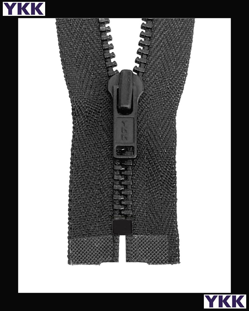 #3 Closed Black-Oxidized (4"~28") - Zipper and Thread