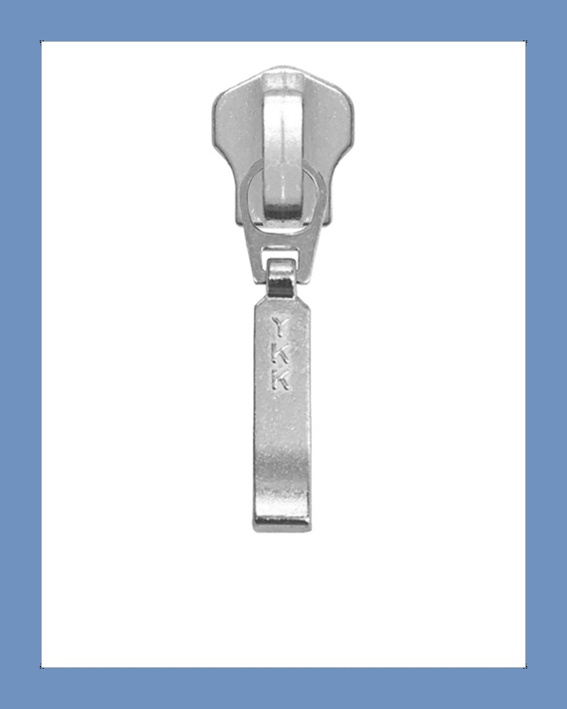 #3 Slider DADR4 Silver - Zipper and Thread