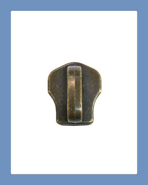#3 Slider DFNT2 Ant. Brass - Zipper and Thread