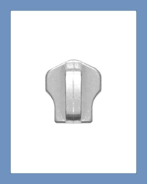 #3 Slider DFNT2 Silver - Zipper and Thread