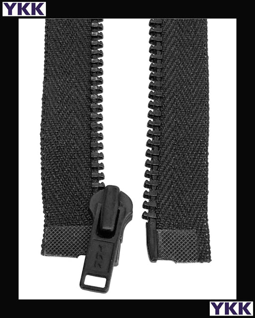 YKK #10 10 Inch to 36 Inch Aluminum Separating Jacket Zipper Extra
