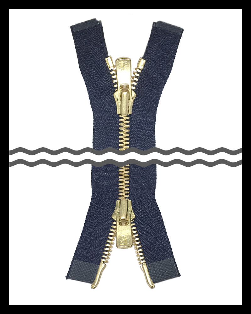 Information related to zippers, thread, and sewing.