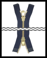 Information related to zippers, thread, and sewing.