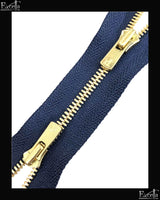 Information related to zippers, thread, and sewing.