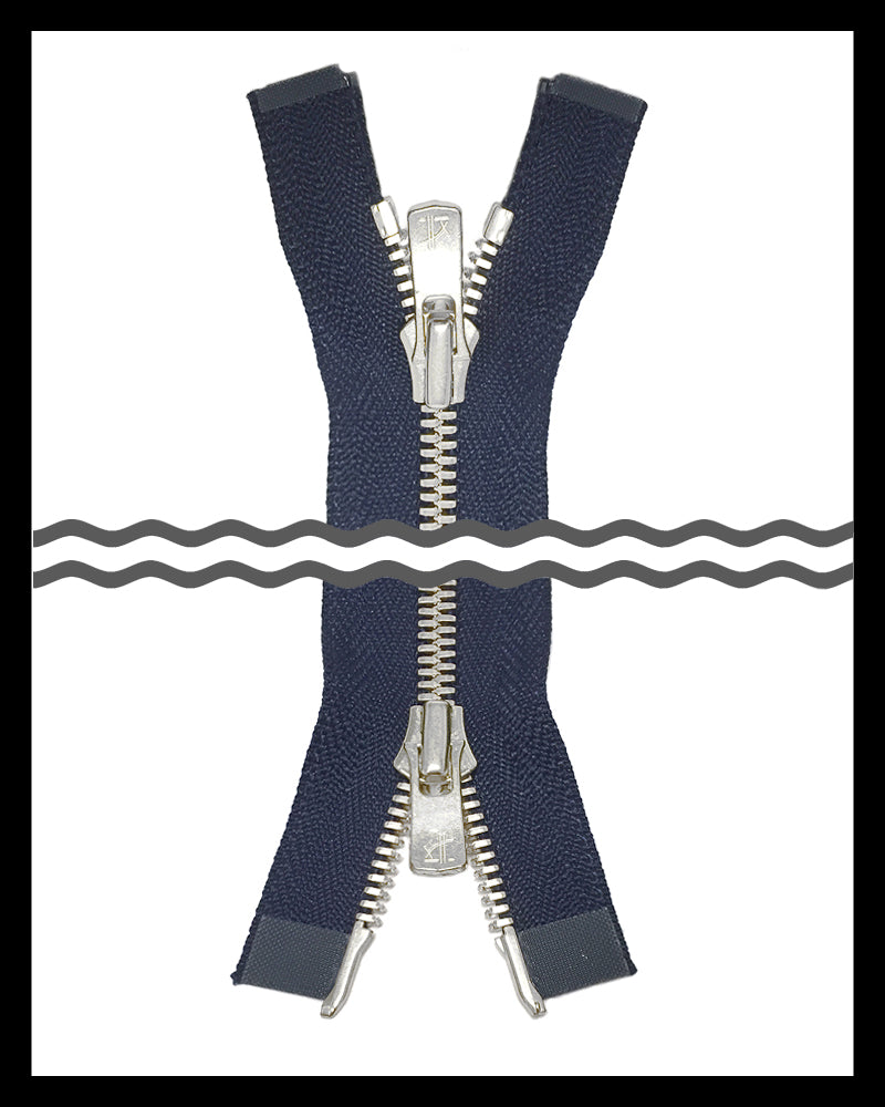 Information related to zippers, thread, and sewing.