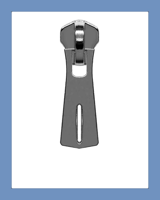 #5 Slider P0400 Gunmetal - Zipper and Thread