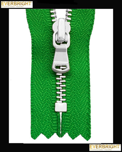 Information related to zippers, thread, and sewing.