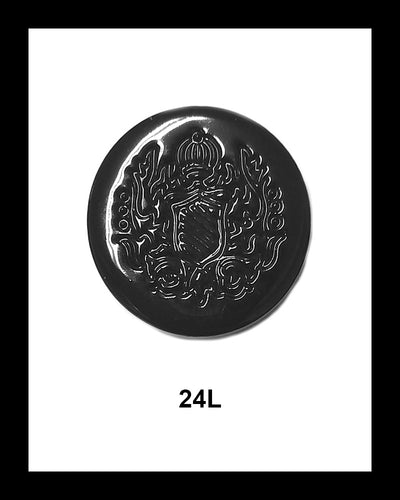 Dome Embossed - Zipper and Thread