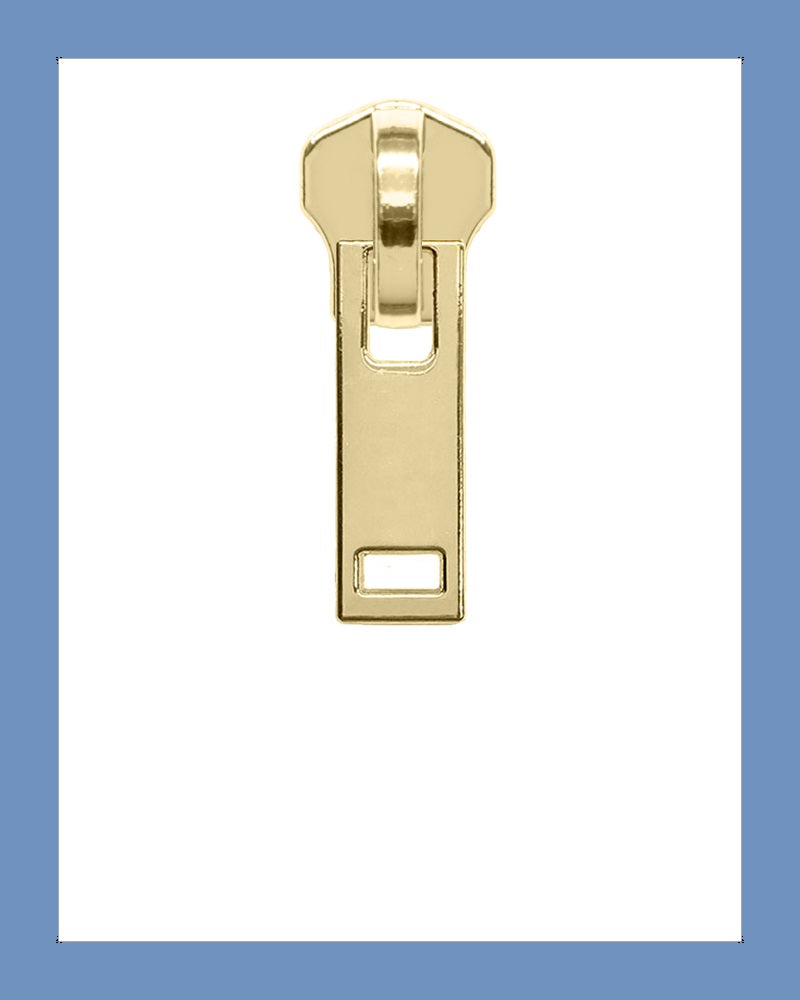 #5 Slider MB33 G. Brass - Zipper and Thread