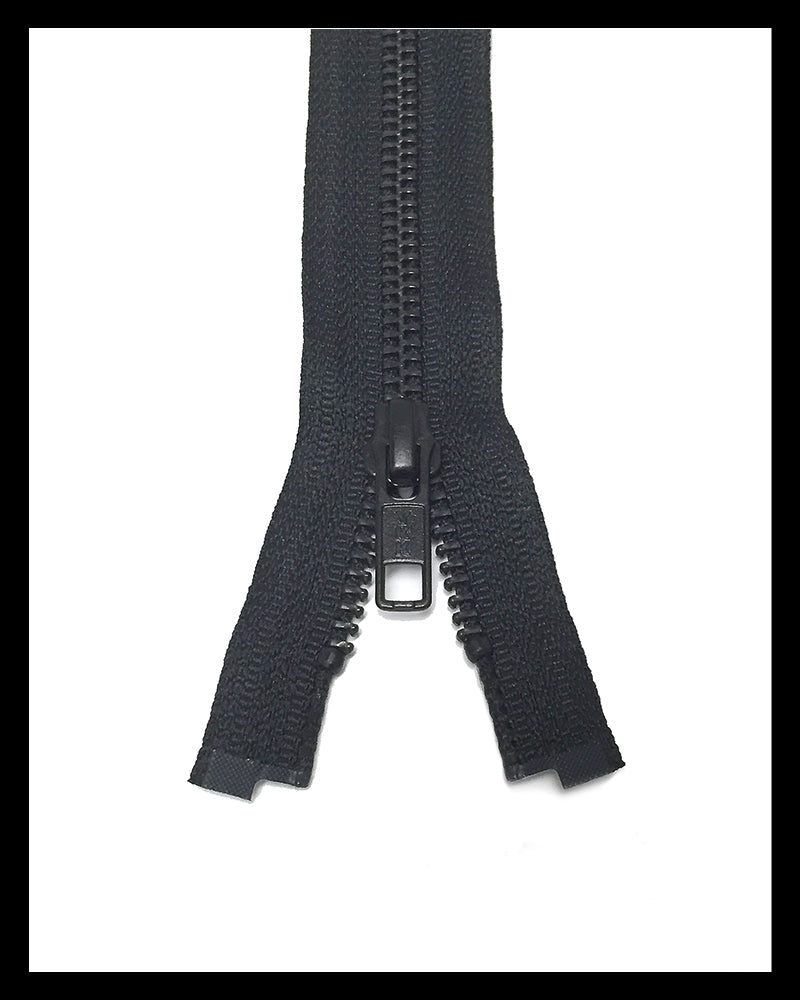 #5 Two-Way Black-Oxidized (4"~36") - Zipper and Thread