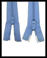 Information related to zippers, thread, and sewing.