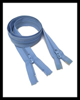 Information related to zippers, thread, and sewing.