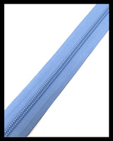 Information related to zippers, thread, and sewing.