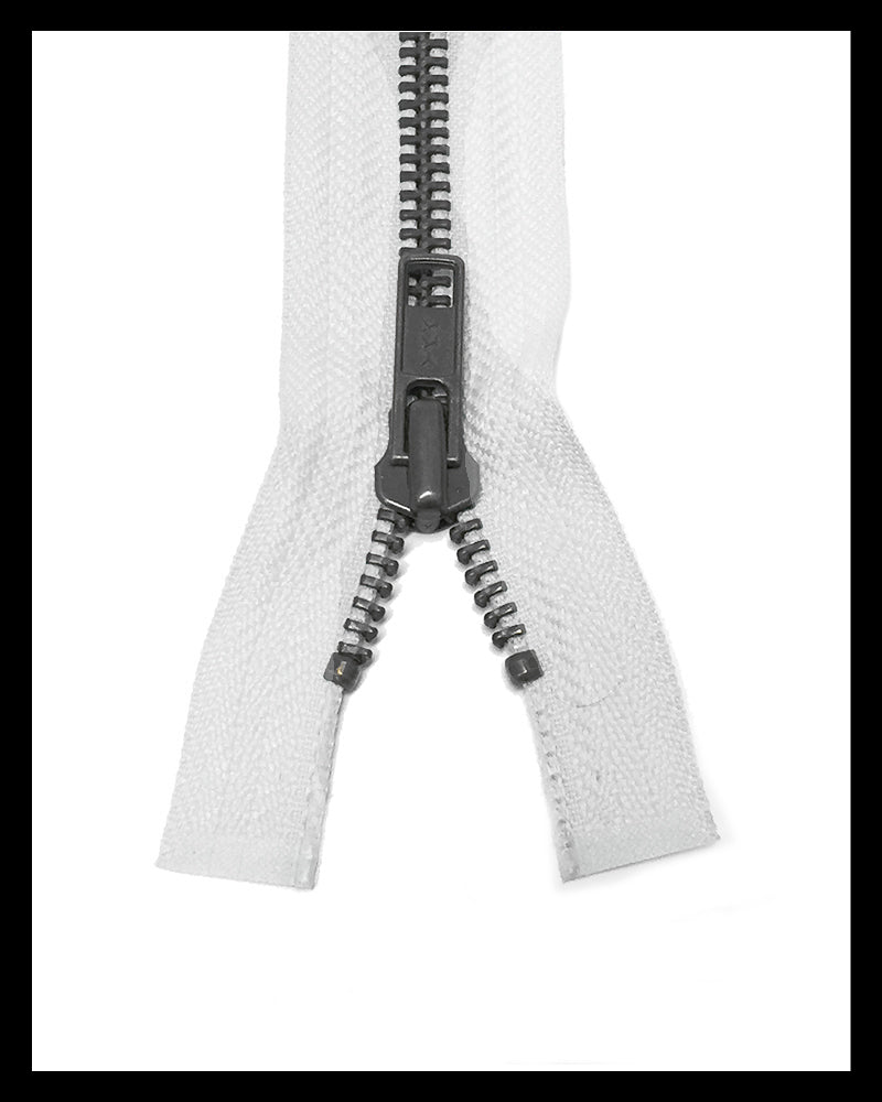 Information related to zippers, thread, and sewing.