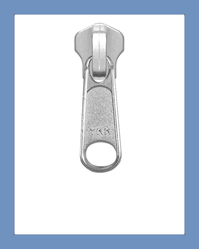 #5 Slider DFL Silver - Zipper and Thread