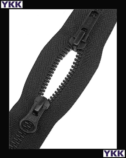 #5 Head-to-Head Black-Oxidized (4"~34") - Zipper and Thread