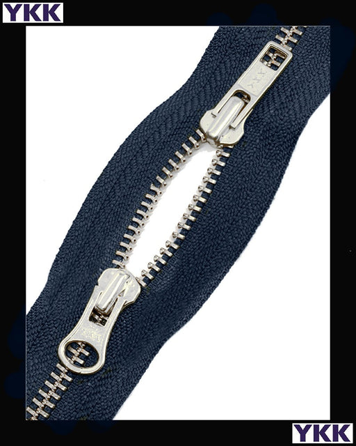 Crown, 2nd Model(M-58), #10, Separating Zipper(Open-End Zipper),  Interlocking, Sage Green Tape, with
