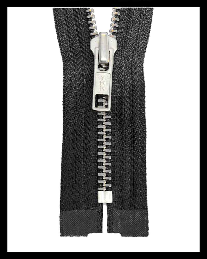 Information related to zippers, thread, and sewing.