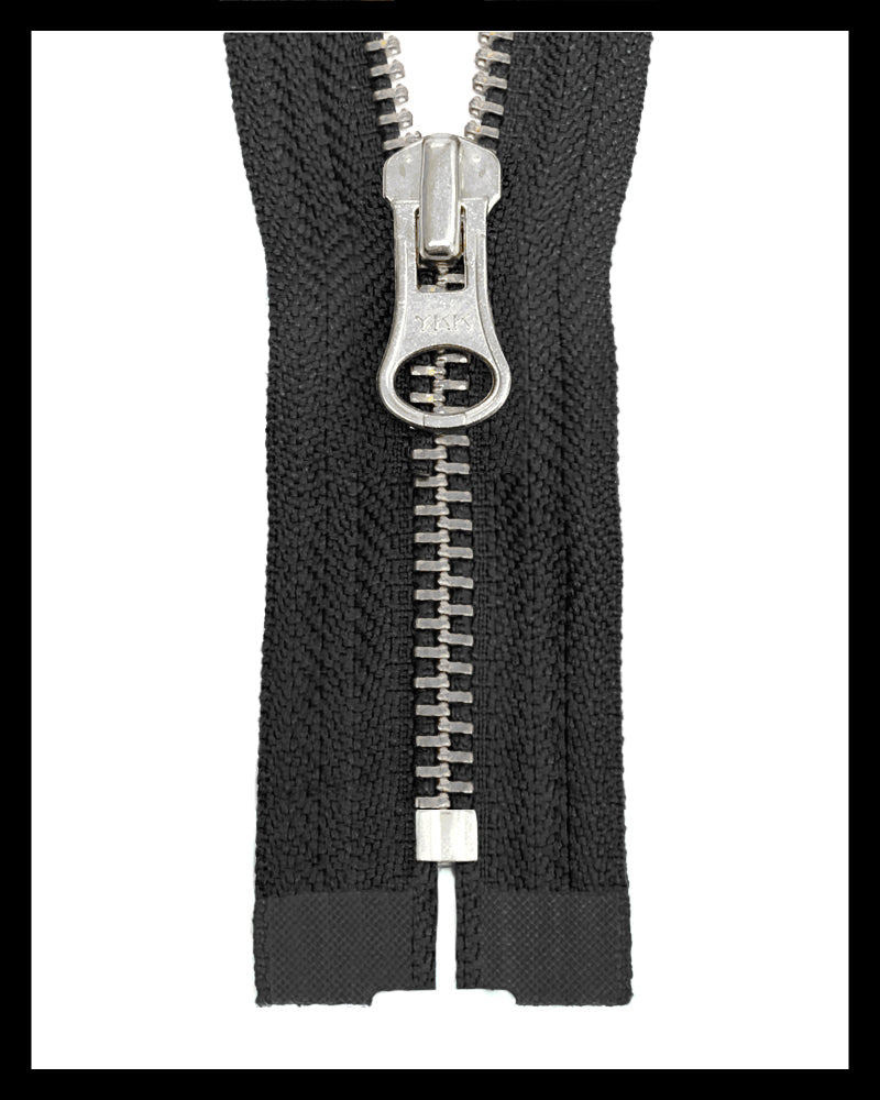 Information related to zippers, thread, and sewing.