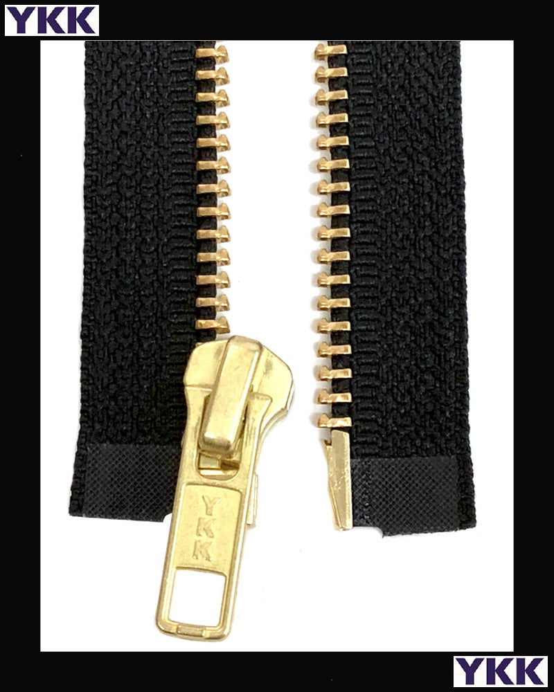 #5 Separating Brass (34"~48") - Zipper and Thread